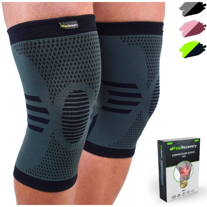 Kompresní návlek na kolena FeelRecovery, unisex, M