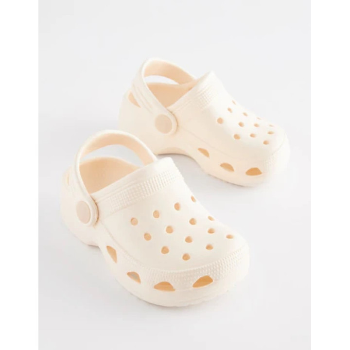 Dětská nazouváky Crocs Next, bílé, velikost 25,5