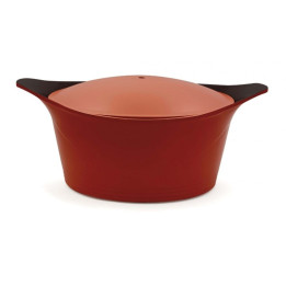 Zapékací mísa Cocotte 24 cm 4,5 l, barva červená
