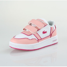 Dětská obuv Lacoste T-Clip 223 5 SUI, vel. EU26, bílá a růžová