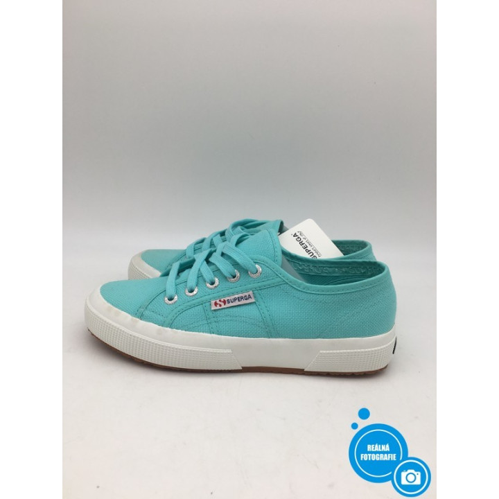 Dámské boty Superga 2750-Lamew, barva tyrkysová, vel. EU 36