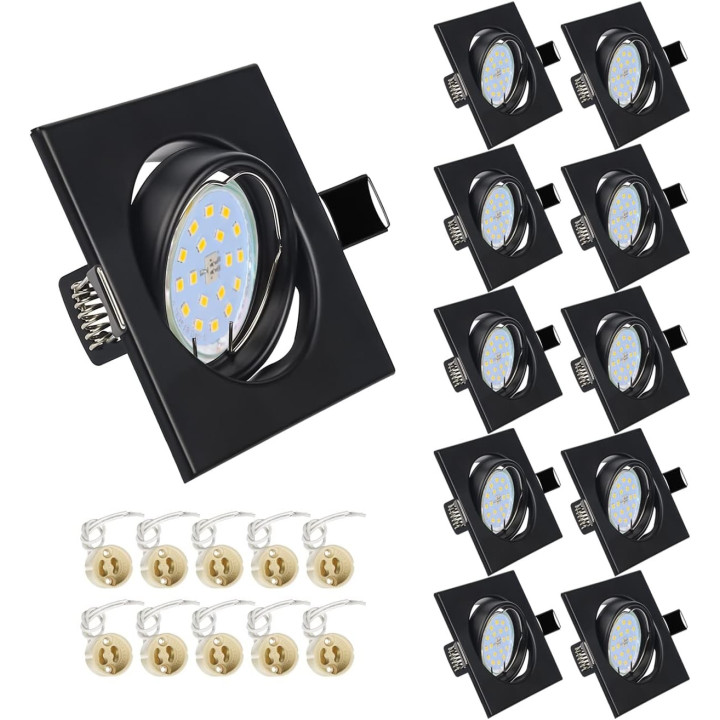 LED bodová světla Yiahin GU10, 5W, 230V, 10 ks