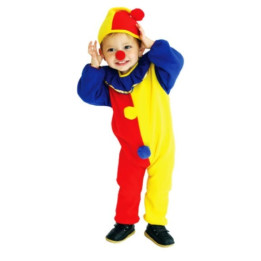 Dětský kostým klaun Naughty Clown S-0001, vel. M (110-120 cm)