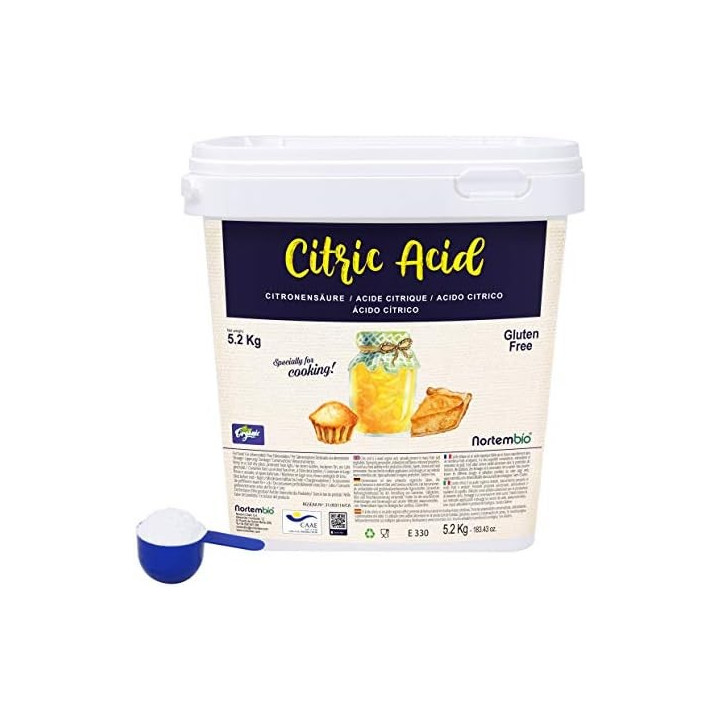 Kyselina citronová NortemBio Citric Acid, 5,2 kg