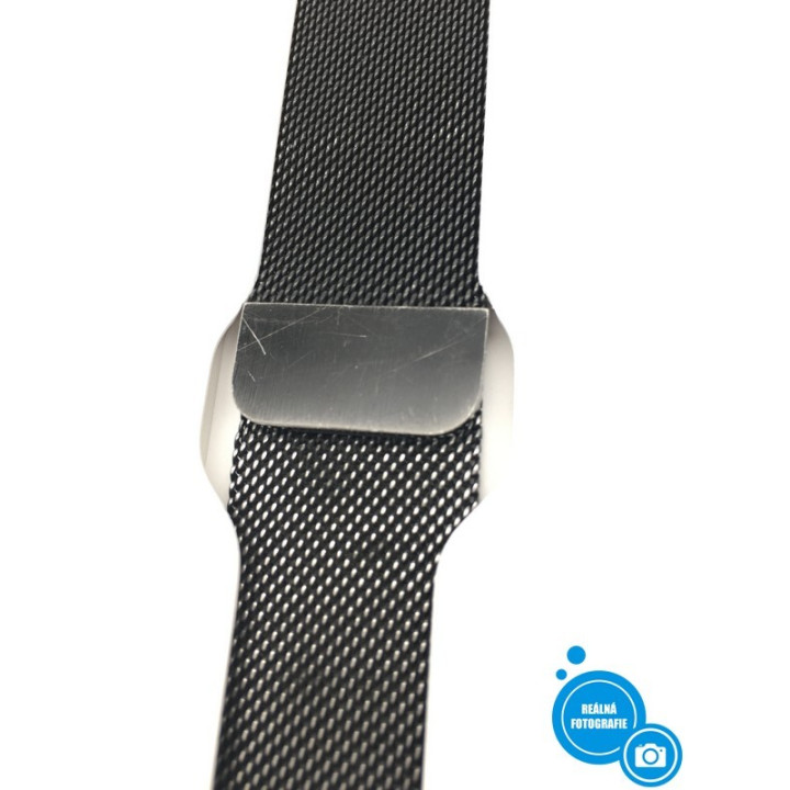 Náhradní řemínek k chytrým hodinkám Apple Watch, 45 mm, černá