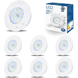 LED bodová světla HiBay, 6 x 5 W