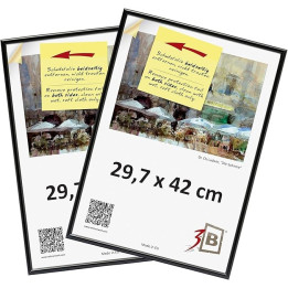 Sada dvou fotorámečků 3-B, 29,7 x 42cm, černá