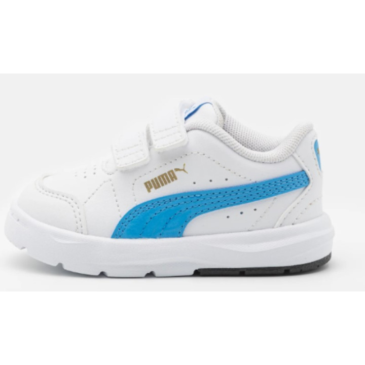 Dětské boty Puma Evolve Court V Inf vel. EU 24 (15cm), bílá s královskou modrou