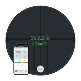 Smart váha QardioBase 2 Wireless Scale James 163.2 Ib, černá