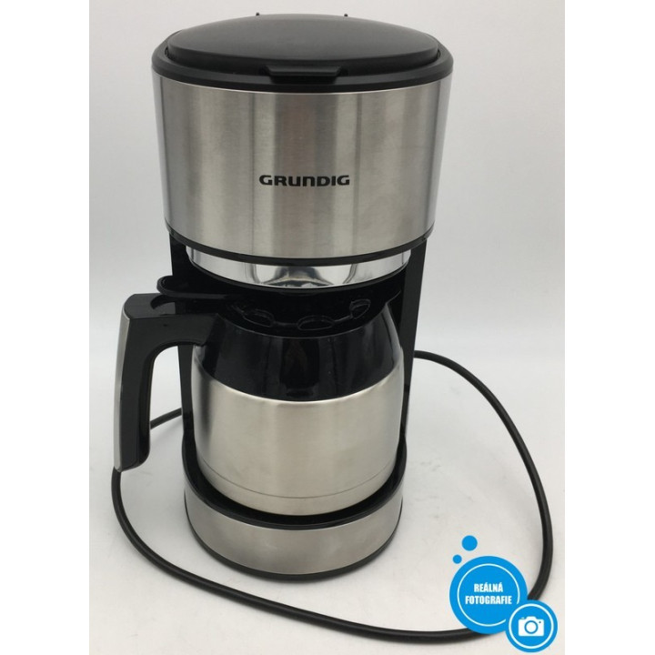 Kávovar na překapávanou kávu Grundig KM 5620 T, stříbrná