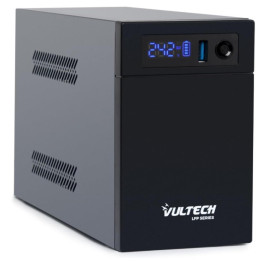 Záložní zdroj Vultech UPS750VA-LFP, 750VA, 400W, černá