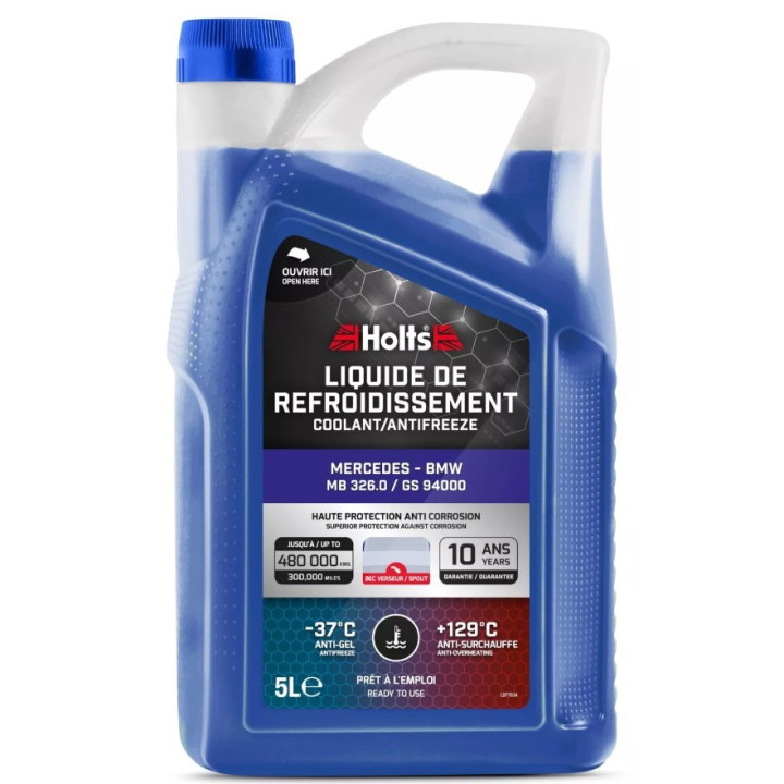 Nemrznoucí kapalina Holts Liquide De Refroidissement, do -37°C, 5 L