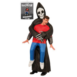 Nafukovací kostým smrtky Grim Reaper Faucheuse Original Cup, pro dospělé