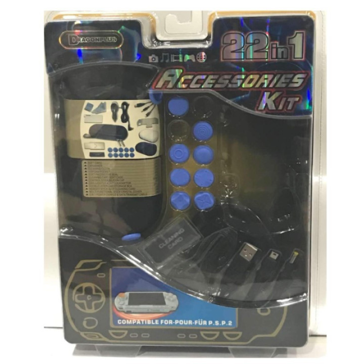 Sada příslušenství 22 v 1 Accessories Kit Dragonplus PSP SAM-AK22 (PP2), pro PSP Slim
