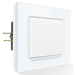 Zapuštěný vypínač světla Pangtzeen SF-M101B, 240V, 10AMP, bílá