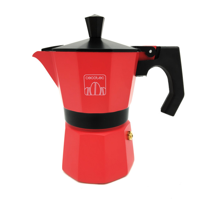 Moka konvička Cecotec Mokclassic 300 Red (3 šálky), 150ml