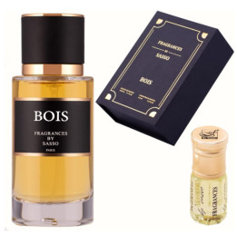Pánská dárkové balení Fragrances by Sasso, parfémová voda Bois 50 ml + esence 3 ml