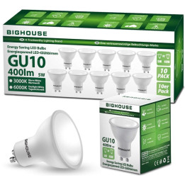 Sada žárovek Bighouse 19034 GU10/ 3000k/ 5w/ 400lm, 10ks