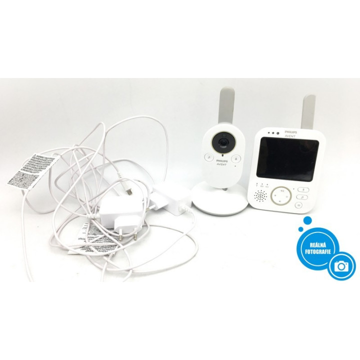 Dětská videochůvička Philips Avent SCD843/01, bílá/šedá