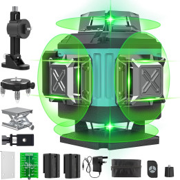 Samonivelační křížový laser Catlyn M03-16G, 4 x 360°, zelená