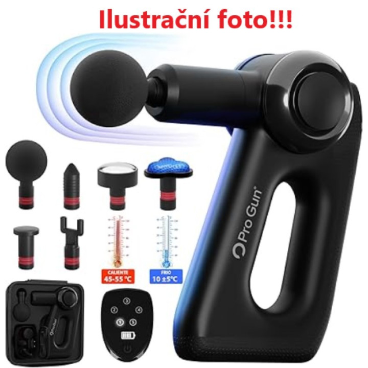Masážní pistole Pro Gun BW-MG02, černá