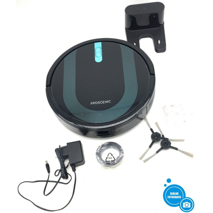 Robotický vysavač (bez mopu) Proscenic 850T, 3000Pa, černá