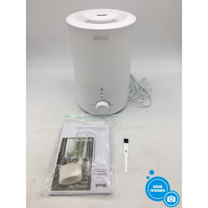Zvlhčovač vzduchu s nočním osvětlením Levoit Dual 150 (LUH-D302-WEU), 25 W, bílá