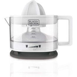 Elektrický odšťavňovač na citrusy Black+Decker ES9240060B BXCJ25E, 25W, bílá