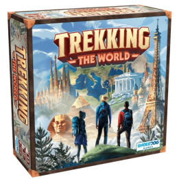 Desková hra putování po světě Trekking The World Board Game UnderDog Games (v anglickém jazyce)