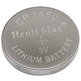 Lithiové baterie Henli Max CR2450 (3V) – 20 ks, průmyslové balení (bulk)