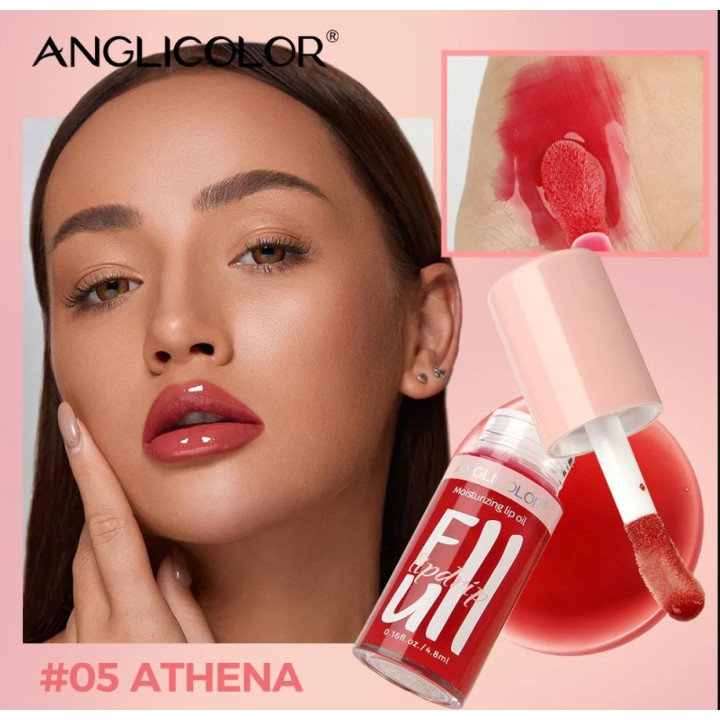 Lesk na rty Anglicolor Lipgloss, odstín 05 Athena, 4.8ml