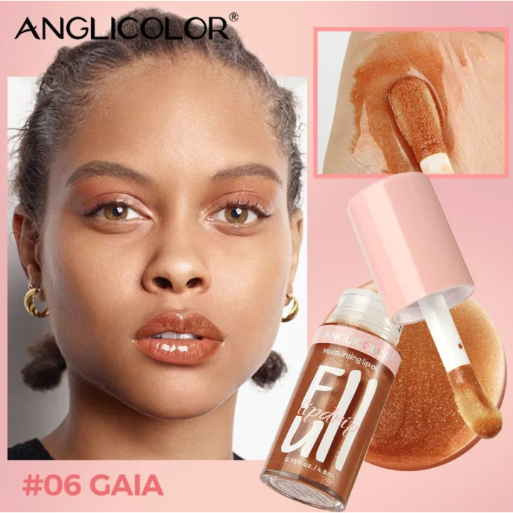 Lesk na rty Anglicolor Lipgloss, odstín 06 Gaia, 4.8ml