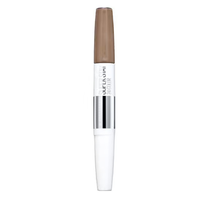 Lesk na rty 2v1 Maybelline Super Stay 24H, 615 Soft taupe, 5ml