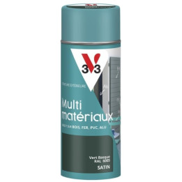 Víceúčelová barva ve spreji V33, Vert Basque RAL 6005, Satin (saténová zelená), 400 ml