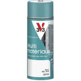 Víceúčelová barva ve spreji V33 Blanc RAL 9016 Satin, 400 ml