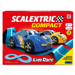 Dětská autodráha Scalextric SCX Compact Kids Race, 1:43, 2,3m, 2 ks autíček