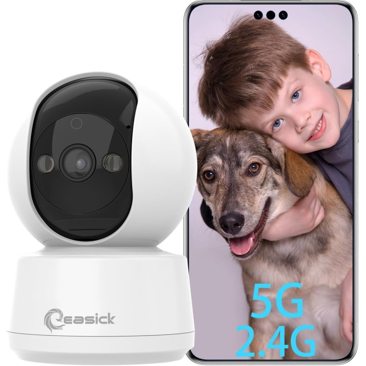 Wi-Fi vnitřní IP kamera Easick C994, 5G, bílá