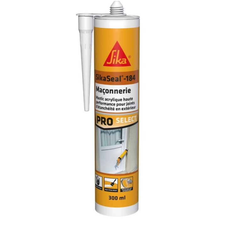 Akrylový tmel Sika Sikaseal -184 Maconnerie, 300 ml