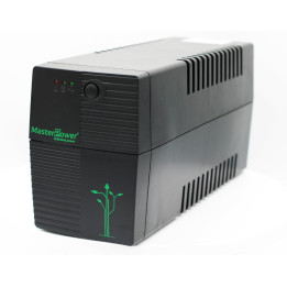 Záložní napájecí zdroj MasterPower MF-UPS900VA, 900 VA/480W (2x schuko zásuvka)