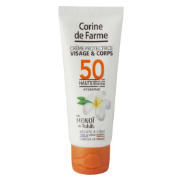 Opalovací krém na tělo a obličej CORINE DE FARME SPF 50, 50 ml