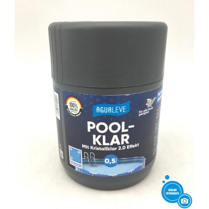 Čistící přípravek na bazény Agualeve Pool-Klar 2.0, 0,5 l
