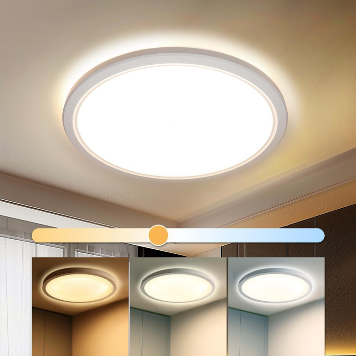 LED stropní kulaté svítidlo Da Light DAL1179, 18W, bílá