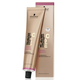 Tónovací barva na vlasy Schwarzkopf Blondme Pastel Toning T Neutralizing, odstín hnědá mahagonová, 60ml