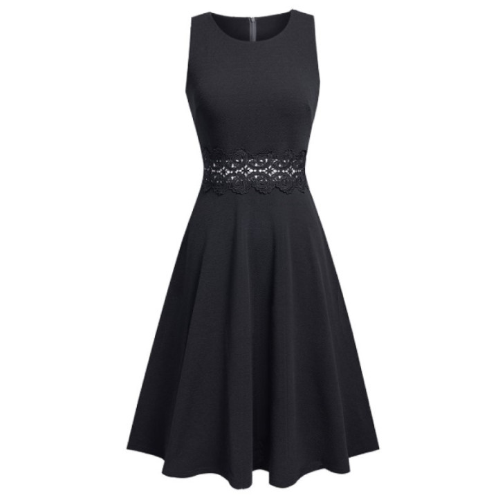 Dámské šaty Homeyee Fashion A185, vel. M, černá