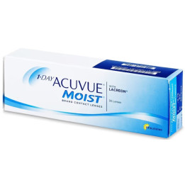 Kontaktní čočky 1·Day Acuvue Moist, +1,25, BC 8.5, DIA 14.2, 30 ks