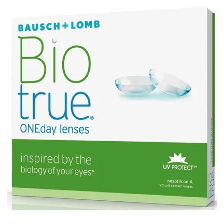 Kontaktní čočky Bausch-Lomb Biotrue ONEday, +5,75, BC 8.6, DIA 14.2, 90 ks
