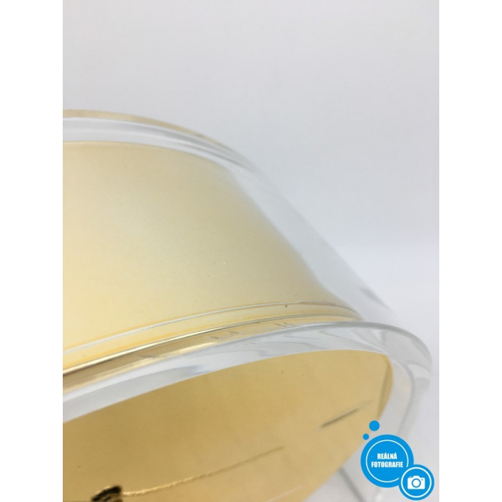 Designové stolní hodiny Kartell Milano, zlatá
