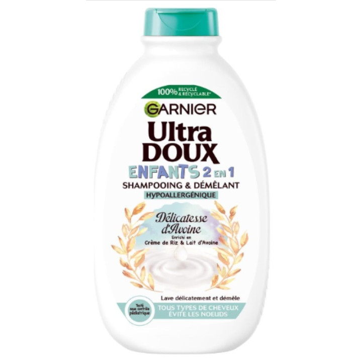Šampon a kondicionér pro děti 2 v 1 Garnier Ultra Doux, 300 ml