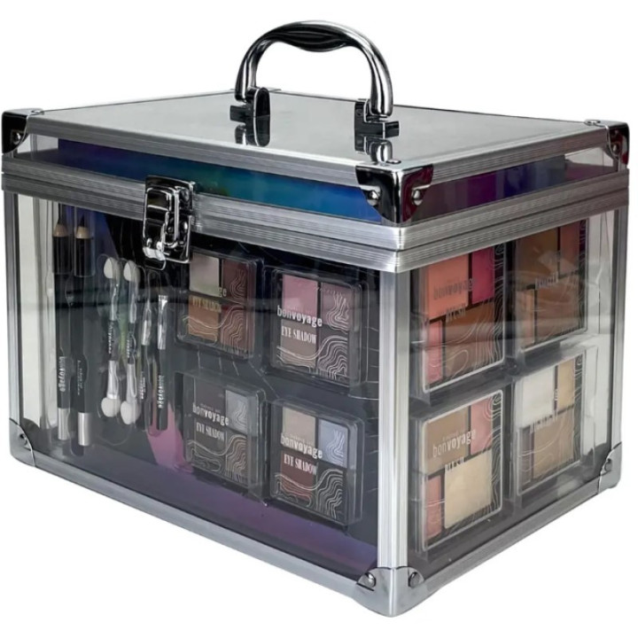 Kosmetický kufřík Bonvoyage Makeup Set 1510742E, 53 ks