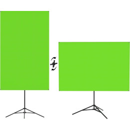 Nastavitelný stojan na fotopozadí Getco Tech, 200x140 cm (včetně zeleného pozadí)